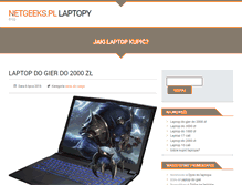 Tablet Screenshot of netgeeks.pl